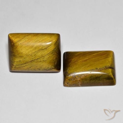 Shop natural 20.00ct Marron chaud Œil de tigre gems, Baquette, from Thaïlande at GemSelect. In stock, global shipping!