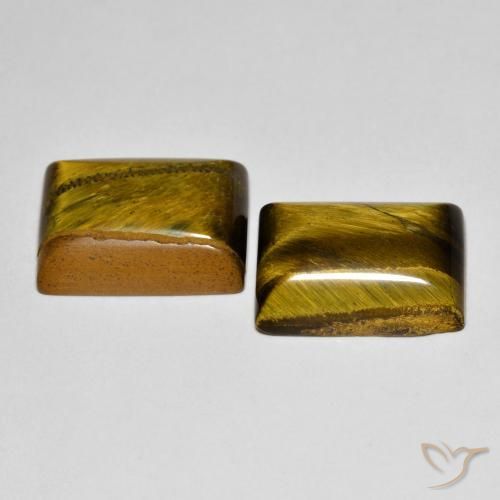 Shop natural 14.35ct Brun doré Oeil de Tigre gems, Baquette, from Thaïlande at GemSelect. In stock, global shipping!