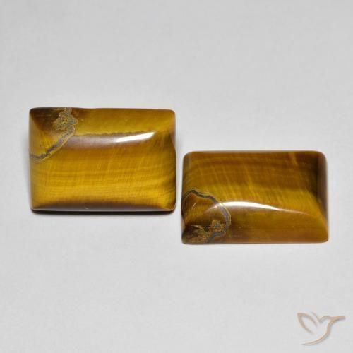 Shop natural 13.17ct Marron jaunâtre Œil de tigre gems, Baquette, from Thaïlande at GemSelect. In stock, global shipping!