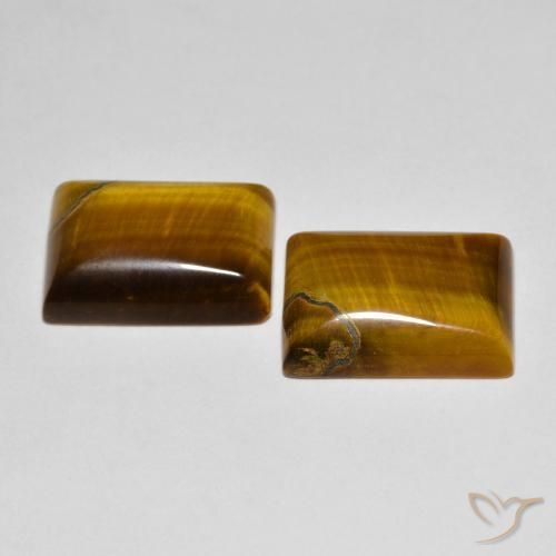 Shop natural 13.17ct Marron jaunâtre Œil de tigre gems, Baquette, from Thaïlande at GemSelect. In stock, global shipping!