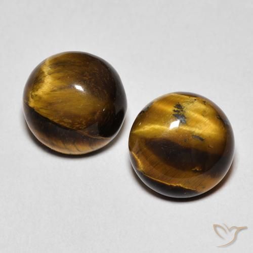 Shop natural 4.21ct Marron chaud Œil de tigre gems, Tour, from Thaïlande at GemSelect. In stock, global shipping!