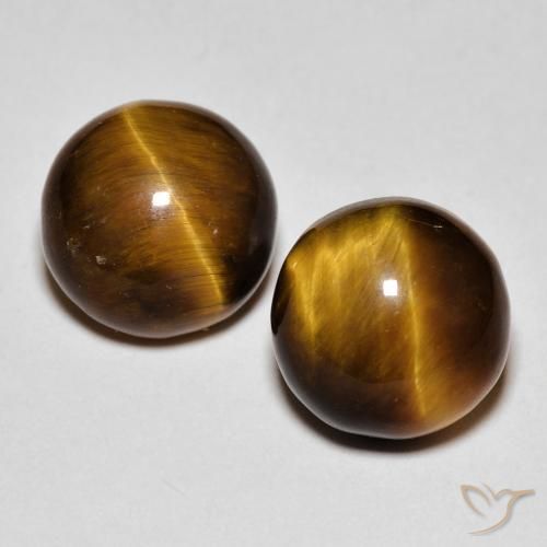 Shop natural 8.56ct Brun moyen Œil de tigre gems, Tour, from Thaïlande at GemSelect. In stock, global shipping!