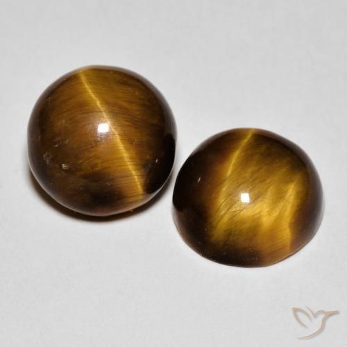 Shop natural 8.56ct Brun moyen Œil de tigre gems, Tour, from Thaïlande at GemSelect. In stock, global shipping!