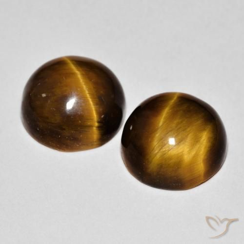 Shop natural 8.56ct Brun moyen Œil de tigre gems, Tour, from Thaïlande at GemSelect. In stock, global shipping!