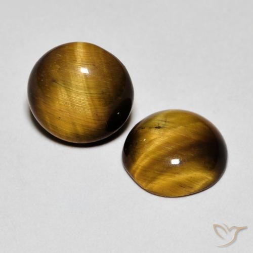 Shop natural 2.82ct Brun moyen Œil de tigre gems, Tour, from Thaïlande at GemSelect. In stock, global shipping!