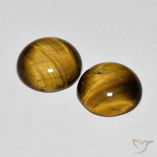 Shop natural 2.82ct Brun moyen Œil de tigre gems, Tour, from Thaïlande at GemSelect. In stock, global shipping!