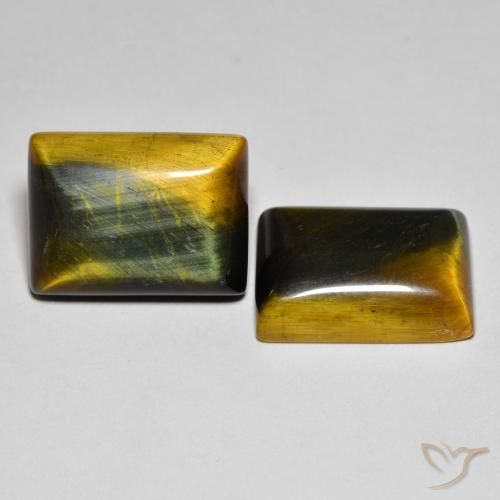 Shop natural 20.22ct Medium Dark-Brown Œil de tigre gems, Baquette, from Thaïlande at GemSelect. In stock, global shipping!