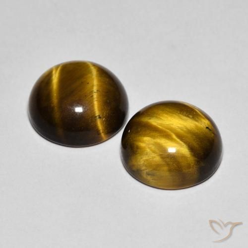 Shop natural 7.60ct Marron chaud Œil de tigre gems, Tour, from Thaïlande at GemSelect. In stock, global shipping!