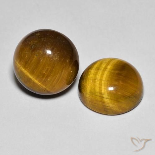 Shop natural 8.41ct Brun moyen Œil de tigre gems, Tour, from Thaïlande at GemSelect. In stock, global shipping!