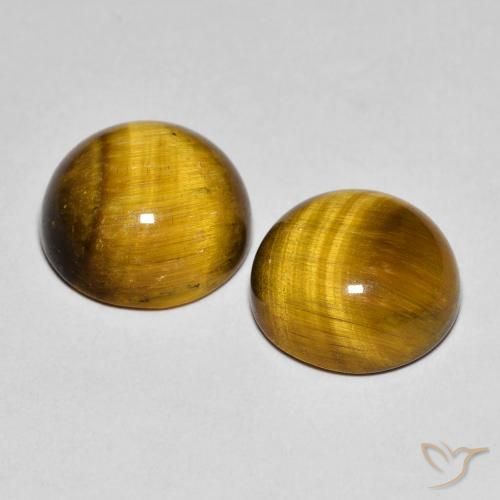 Shop natural 8.41ct Brun moyen Œil de tigre gems, Tour, from Thaïlande at GemSelect. In stock, global shipping!
