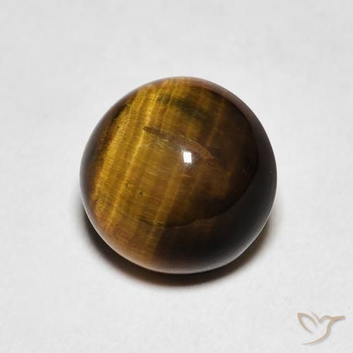 Œil de tigre Marron chaud naturelle Tour, 2.18 ct, Opaque