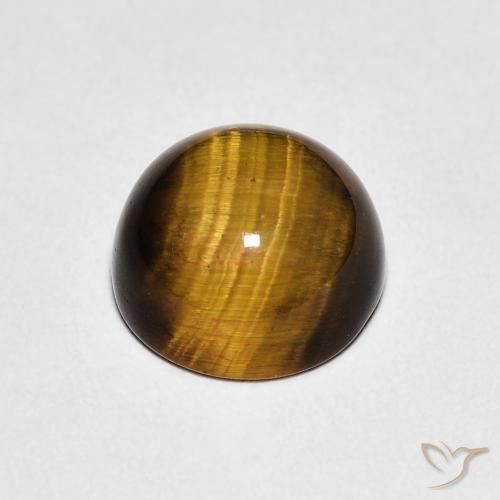 Œil de tigre Marron chaud naturelle Tour, 2.18 ct, Opaque