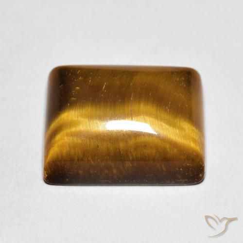 Œil de tigre Brun moyen naturelle Baquette, 6.62 ct, Opaque