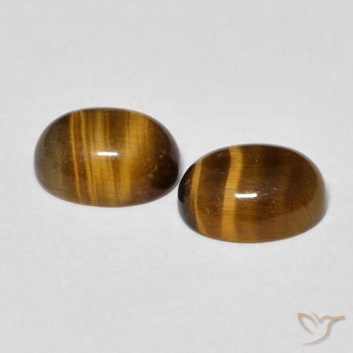 Shop natural 2.73ct Marron chaud Œil de tigre gems, ovale, from Thaïlande at GemSelect. In stock, global shipping!