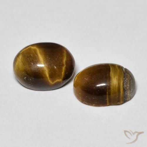 Shop natural 3.32ct Marron chaud Œil de tigre gems, ovale, from Thaïlande at GemSelect. In stock, global shipping!