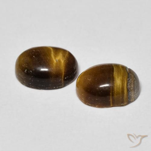 Shop natural 3.32ct Marron chaud Œil de tigre gems, ovale, from Thaïlande at GemSelect. In stock, global shipping!