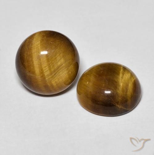 Shop natural 7.57ct Brun moyen Œil de tigre gems, Tour, from Thaïlande at GemSelect. In stock, global shipping!