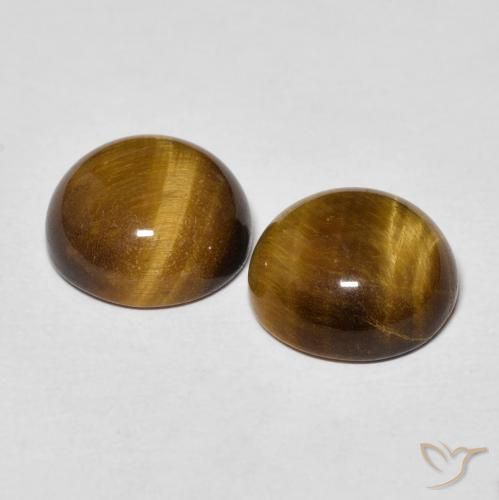 Shop natural 7.57ct Brun moyen Œil de tigre gems, Tour, from Thaïlande at GemSelect. In stock, global shipping!