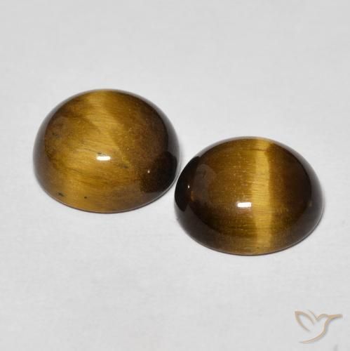 Shop natural 7.41ct Brun moyen Œil de tigre gems, Tour, from Thaïlande at GemSelect. In stock, global shipping!