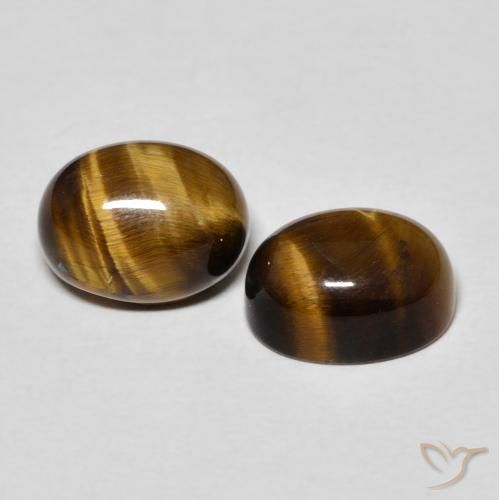 Shop natural 4.72ct Marron chaud Œil de tigre gems, ovale, from Thaïlande at GemSelect. In stock, global shipping!