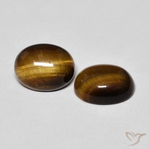 Shop natural 3.60ct Brun doré Œil de tigre gems, ovale, from Thaïlande at GemSelect. In stock, global shipping!