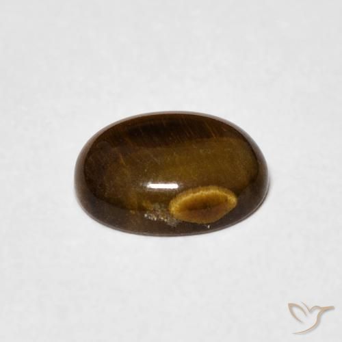 Œil de tigre Brun moyen naturelle ovale, 1.08 ct, Opaque