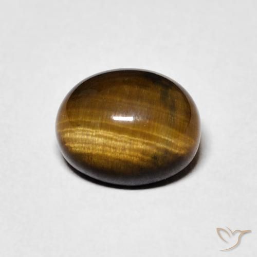 2.33ct Naturel Brun pain d'épices Œil de tigre, ovale, Opaque