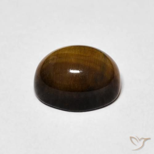 Œil de tigre Brun pain d'épices naturelle ovale, 2.33 ct, Opaque