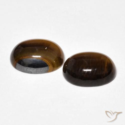 Shop natural 3.47ct Marron chaud Œil de tigre gems, ovale, from Thaïlande at GemSelect. In stock, global shipping!