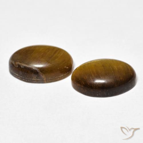 Shop natural 7.73ct Brun doré Œil de tigre gems, ovale, from Thaïlande at GemSelect. In stock, global shipping!