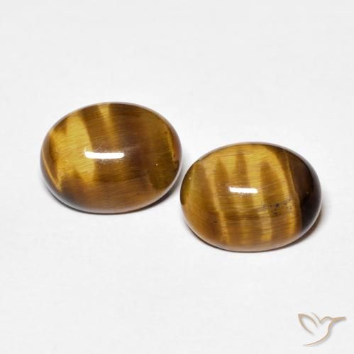 Shop natural 4.00ct Brun moyen Oeil de Tigre gems, ovale, from Thaïlande at GemSelect. In stock, global shipping!