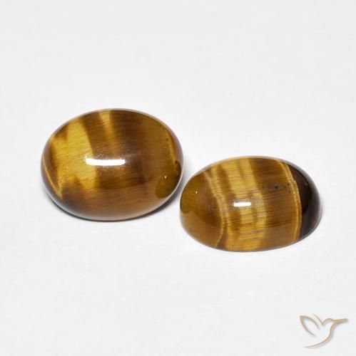 Shop natural 4.00ct Brun moyen Oeil de Tigre gems, ovale, from Thaïlande at GemSelect. In stock, global shipping!