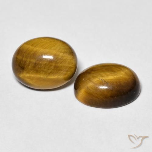 Shop natural 5.66ct Marron clair Œil de tigre gems, ovale, from Thaïlande at GemSelect. In stock, global shipping!