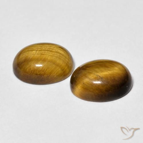 Shop natural 5.66ct Marron clair Œil de tigre gems, ovale, from Thaïlande at GemSelect. In stock, global shipping!