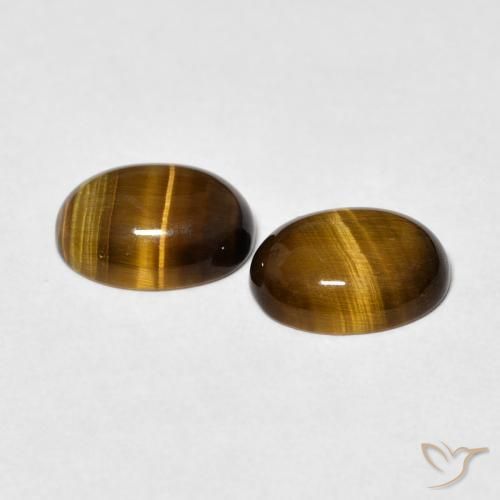 Shop natural 3.01ct Marron jaunâtre Œil de tigre gems, ovale, from Thaïlande at GemSelect. In stock, global shipping!