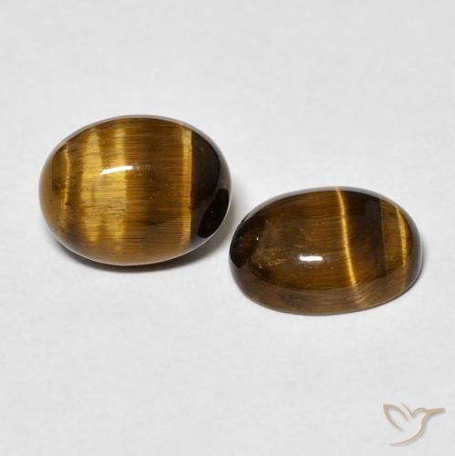 Shop natural 3.64ct Brun moyen Oeil de Tigre gems, ovale, from Thaïlande at GemSelect. In stock, global shipping!