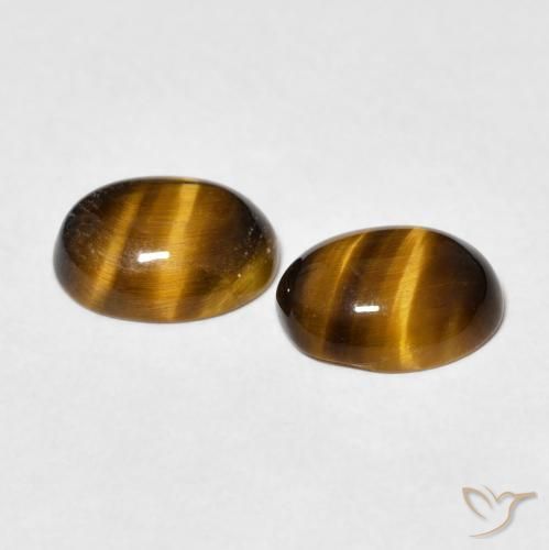Shop natural 3.05ct Marron chaud Œil de tigre gems, ovale, from Thaïlande at GemSelect. In stock, global shipping!