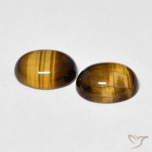 Shop natural 3.21ct Brun moyen Œil de tigre gems, ovale, from Thaïlande at GemSelect. In stock, global shipping!