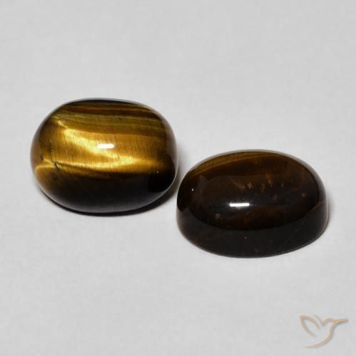 Shop natural 4.46ct Marron chaud Œil de tigre gems, ovale, from Thaïlande at GemSelect. In stock, global shipping!