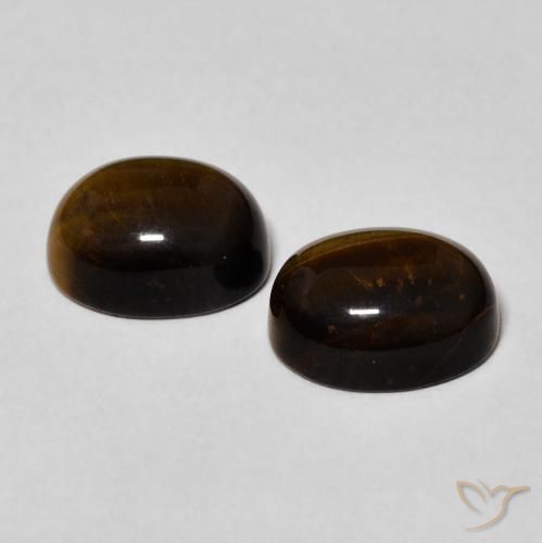 Shop natural 4.46ct Marron chaud Œil de tigre gems, ovale, from Thaïlande at GemSelect. In stock, global shipping!