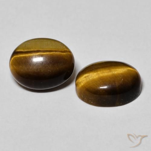 Shop natural 5.97ct Brun moyen Œil de tigre gems, ovale, from Thaïlande at GemSelect. In stock, global shipping!