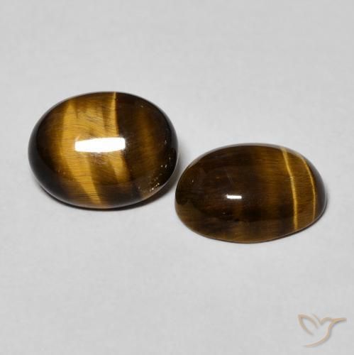 Shop natural 3.43ct Brun moyen Œil de tigre gems, ovale, from Thaïlande at GemSelect. In stock, global shipping!