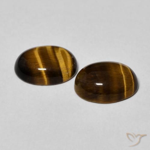 Shop natural 3.43ct Brun moyen Œil de tigre gems, ovale, from Thaïlande at GemSelect. In stock, global shipping!