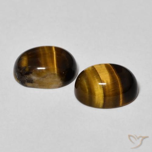 Shop natural 4.10ct Marron chaud Œil de tigre gems, ovale, from Thaïlande at GemSelect. In stock, global shipping!