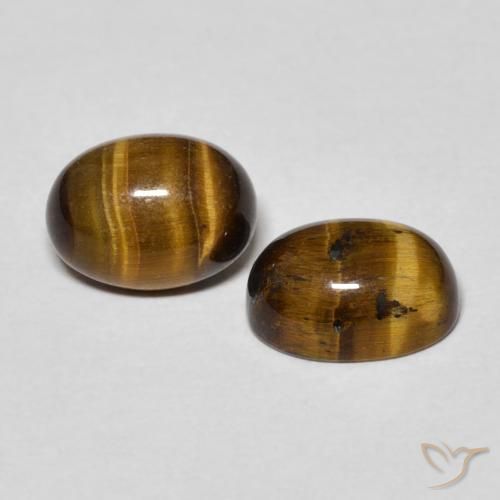 Shop natural 2.94ct Brun doré Œil de tigre gems, ovale, from Thaïlande at GemSelect. In stock, global shipping!
