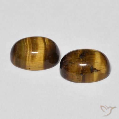 Shop natural 2.94ct Brun doré Œil de tigre gems, ovale, from Thaïlande at GemSelect. In stock, global shipping!