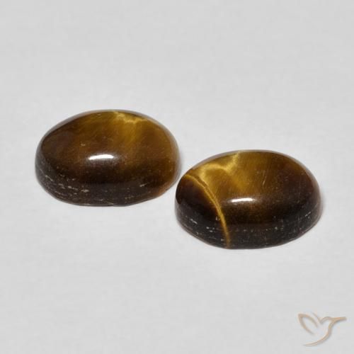 Shop natural 2.90ct Brun moyen Œil de tigre gems, ovale, from Thaïlande at GemSelect. In stock, global shipping!