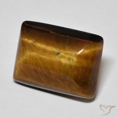 Œil de tigre Brun moyen naturelle Baquette, 13.67 ct, Opaque