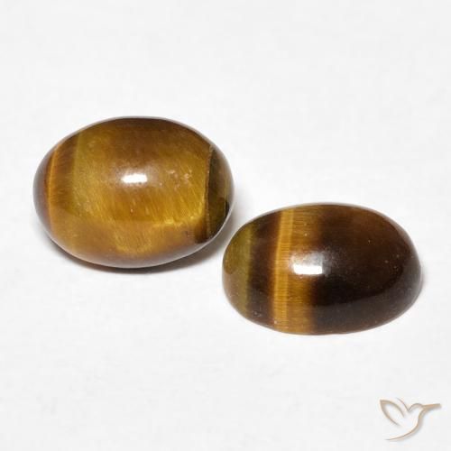 Shop natural 2.64ct Brun doré Œil de tigre gems, ovale, from Thaïlande at GemSelect. In stock, global shipping!
