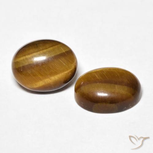 Shop natural 5.65ct Brun moyen Œil de tigre gems, ovale, from Thaïlande at GemSelect. In stock, global shipping!